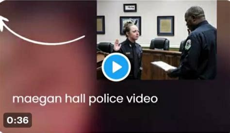 Hall was fired along with four of the six officers shes. . Megan hall video
